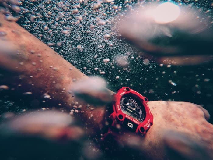 Community member wearing a watch